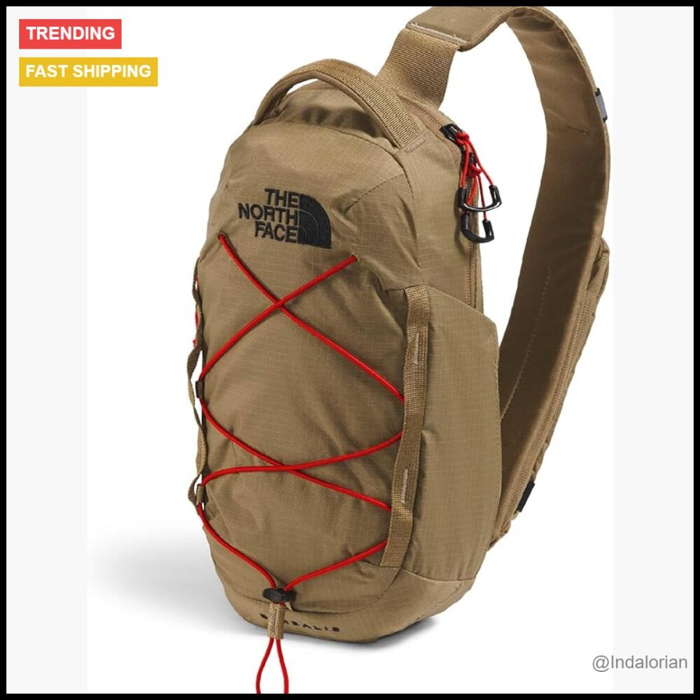 Crossbody Sling Bag Water Repellent Adjustable Strap Multiple Compartments